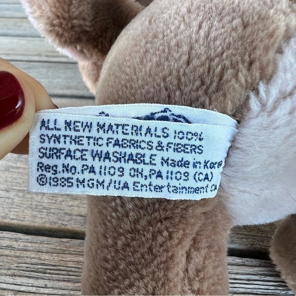 VTG 80s Tom & Jerry 8” Mouse Plush Presents MGM Entertainment Nostalgic Korea - Picture 13 of 13